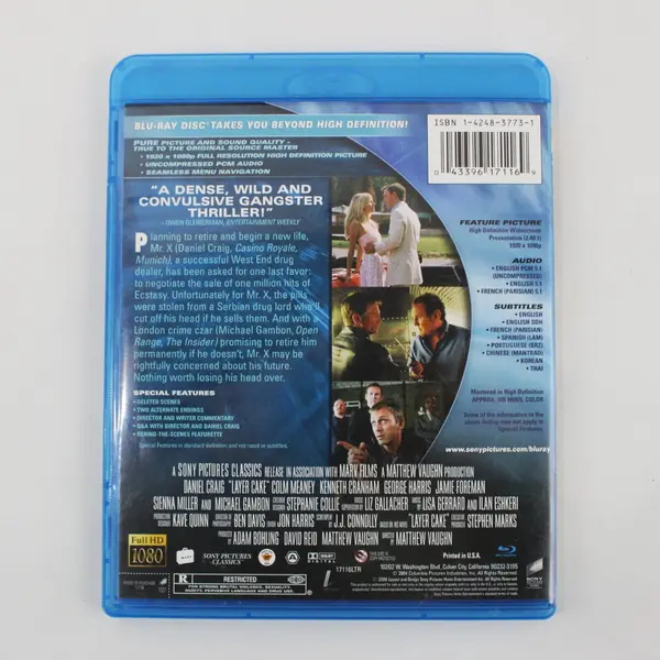 Layer Cake Blu-ray 2004 Daniel Craig Sienna Miller Crime Thriller