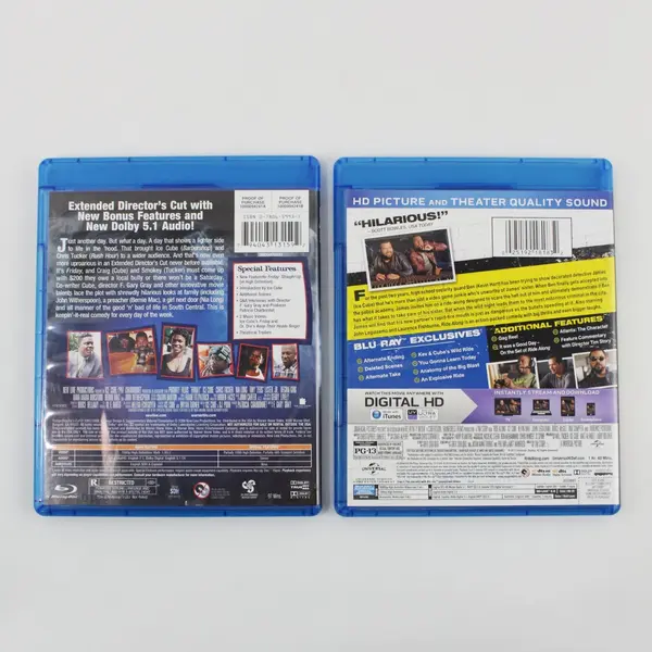 Friday Director's Cut & Ride Along Blu-ray Lot of 2 Ice Cube Movies