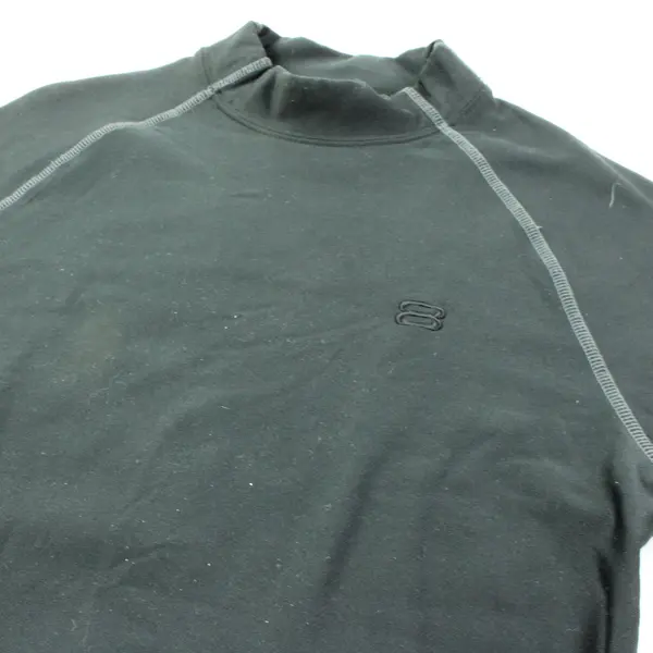 Evo Men's Medium Black Long Sleeve Athletic Base Layer Shirt