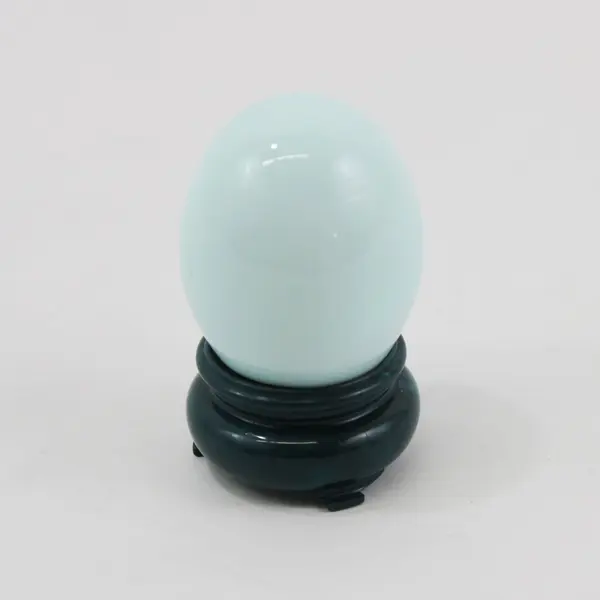 Avon Charisma 1 fl oz Cologne Egg Bottle Blue Floral Empty
