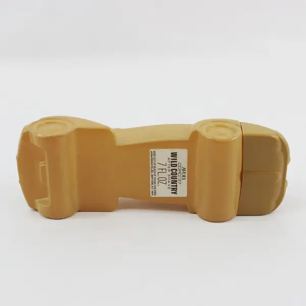 Avon Wild Country Cord 37 Car Decanter Bottle Yellow 7 oz Empty