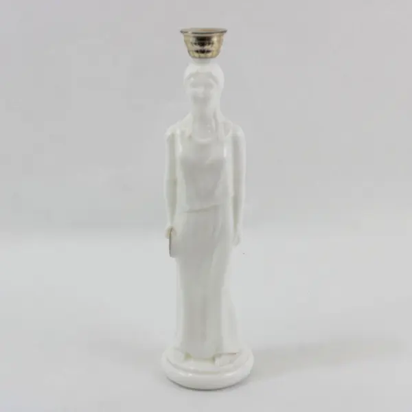 Avon Skin So Soft Greek Milk Ceramic Goddess Bottle Figurine 11in Empty