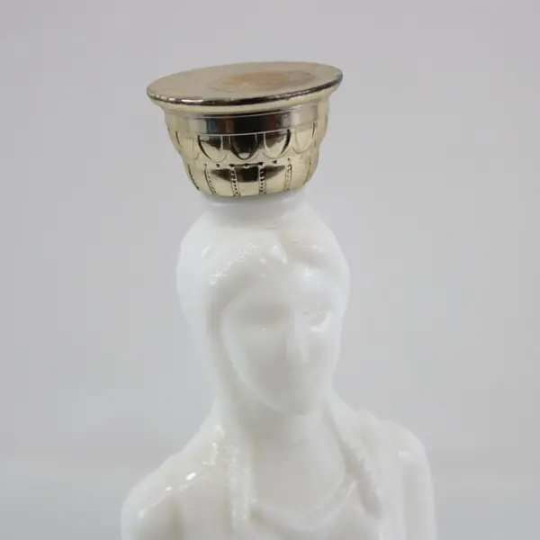 Avon Skin So Soft Greek Milk Ceramic Goddess Bottle Figurine 11in Empty