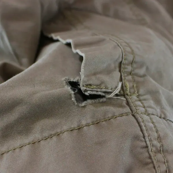 Old Navy Women's Tan Utility Jacket Zip Front Elastic Waist Est XL