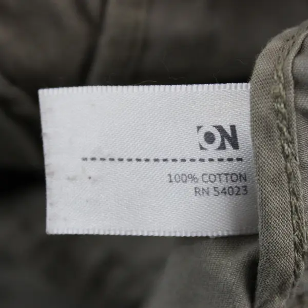 Old Navy Women's Tan Utility Jacket Zip Front Elastic Waist Est XL