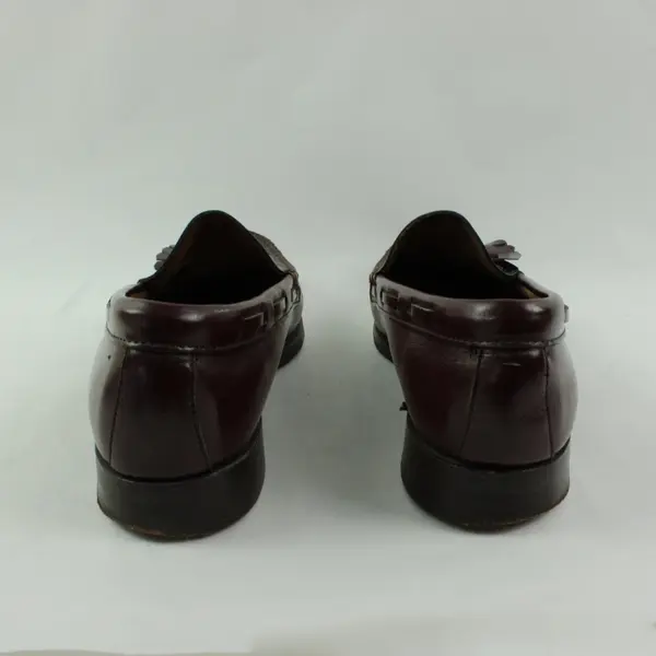 Weejuns Brown Leather Tassel Loafers Moc Toe Dress Shoes Size 8.5