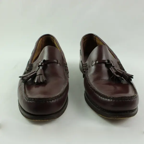 Weejuns Brown Leather Tassel Loafers Moc Toe Dress Shoes Size 8.5