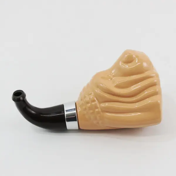 Vintage Avon Bloodhound Pipe Deep Woods Empty Aftershave Bottle 5 Oz
