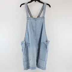 Universal Thread Women's Denim Overalls Dress Light Wash XXL