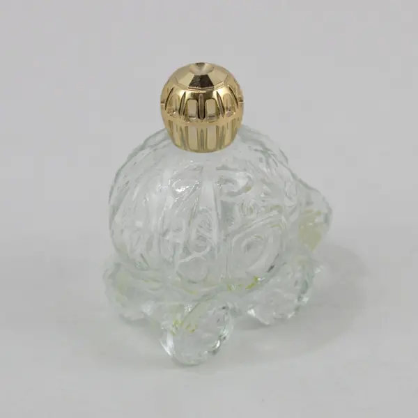 Avon Bird of Paradise Cologne Bottle Cinderella Carriage 1 oz Clear Glass Empty