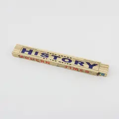 MeterMorphosen 2000 Years History Folding Wooden Meter Ruler