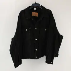 &Denim Women's Black Denim Jean Jacket Button Front XL