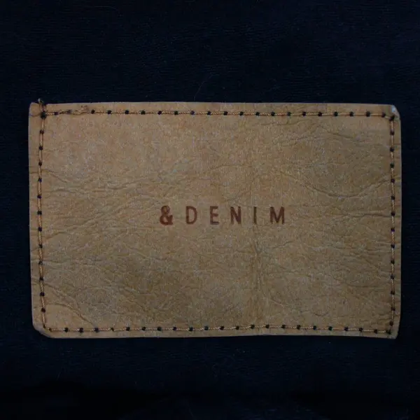 &Denim Women's Black Denim Jean Jacket Button Front XL