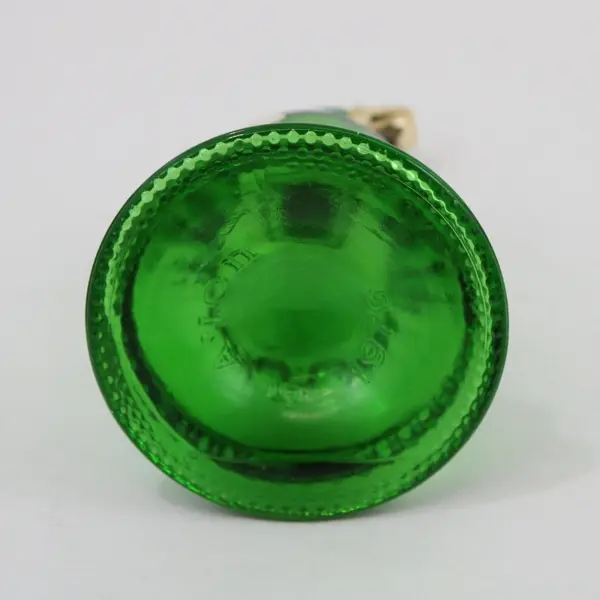 Avon Roses, Roses Emerald Bell Cologne Bottle Green Glass Empty