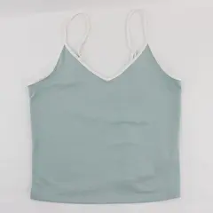 Wild Fable Butter Bliss V-Neck Camisole Light Green Women's L
