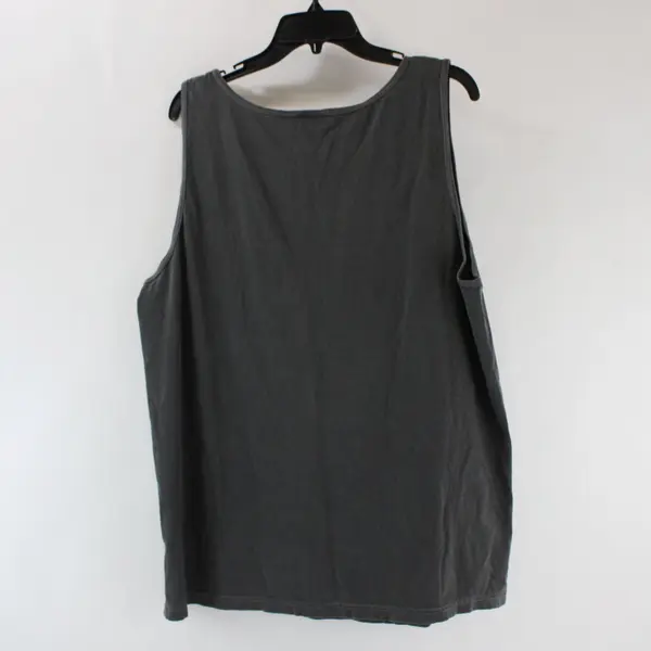 Comfort Colors Men's XL Dark Gray Tank Top "Sorry. I Can't. Horses. Bye!" 