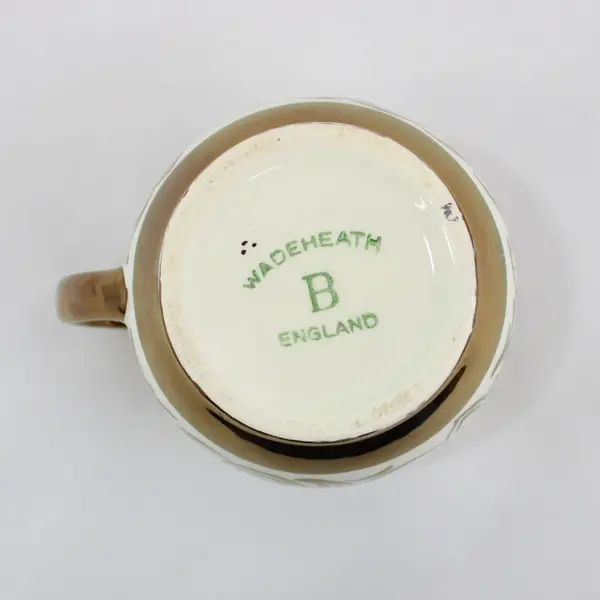 Wade Heath England Copper Lustre Floral Creamer