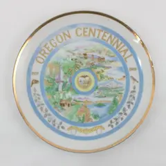 Oregon Centennial Souvenir Plate 1859-1959 Japan 7.25 Inch
