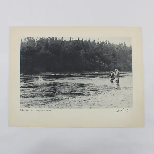 Lot of 3 Vintage 1930s Newfoundland Fishing Photographic Prints 9X12