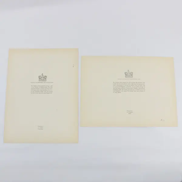 Set of 2 Vintage 1930s Humber River Newfoundland Black & White Photo Prints 9X12