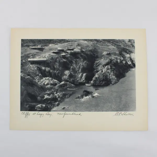 Set of 3 VTG 1930s A.C. Shelton Newfoundland 9 x 12 Scenic Photo Prints