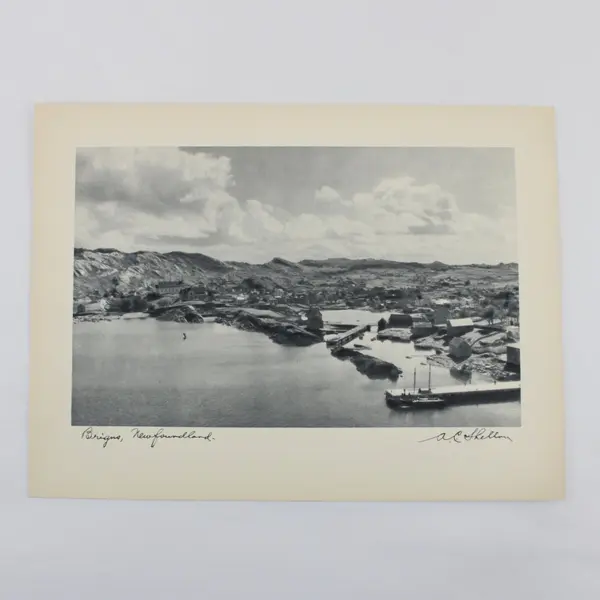 Set of 3 VTG 1930s A.C. Shelton Newfoundland 9 x 12 Scenic Photo Prints