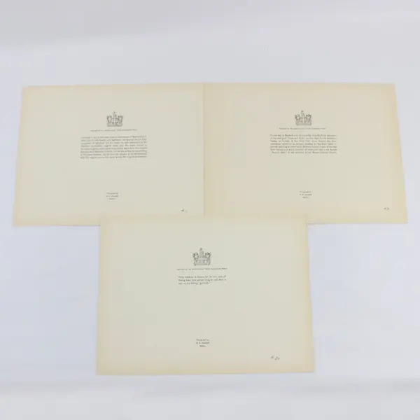 Set of 3 Vintage 1930s W.R. Macaskill Newfoundland 9x12 Photo Prints