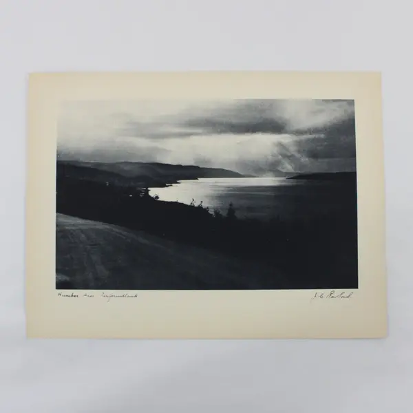 Set of 2 Vintage J.C. Parsons Newfoundland Photo Prints Codroy Valley Humber Arm