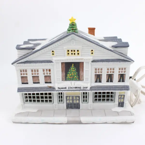 Hawthorne Norman Rockwell Christmas Village Rockwell's Studio 1993 #611E
