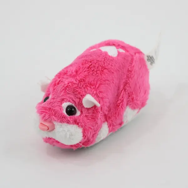 Zhu Zhu Pets Pinkie Hot Pink Hamster Plush Toy Pre-Owned