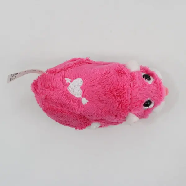Zhu Zhu Pets Pinkie Hot Pink Hamster Plush Toy Pre-Owned