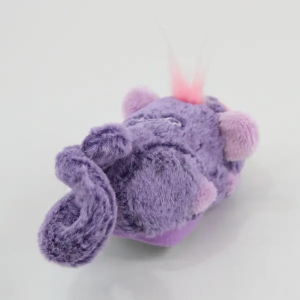 Zhu Zhu Pets Ozzy the Monkey Plush Toy Purple Pink Embroidered Detail