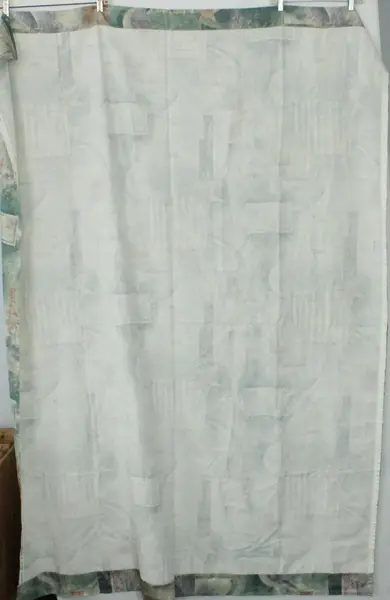 Handmade Green Boho Celestial Curtain Panel 53 x 72 in