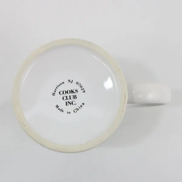 Cooks Club Santa Christmas Coffee Mug Ceramic Holiday White