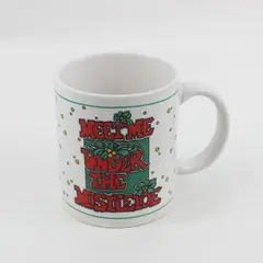 Meet Me Under the Mistletoe Christmas Holiday Ceramic Mug
