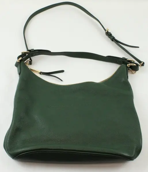 Michael Kors Green Leather Shoulder Bag Purse w/ Dust Bag