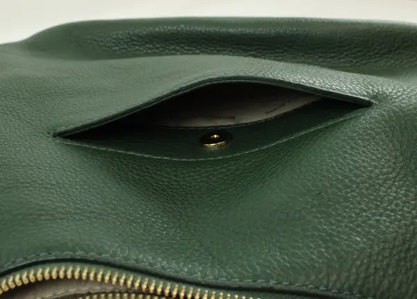 Michael Kors Green Leather Shoulder Bag Purse w/ Dust Bag