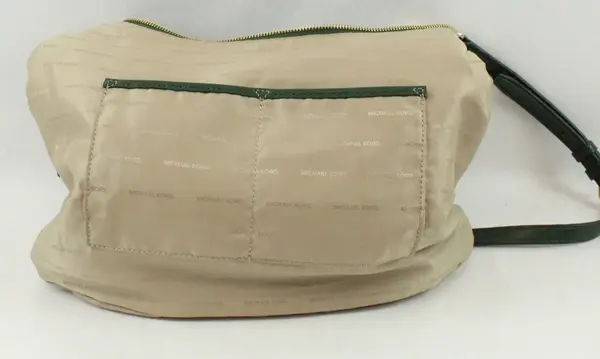 Michael Kors Green Leather Shoulder Bag Purse w/ Dust Bag