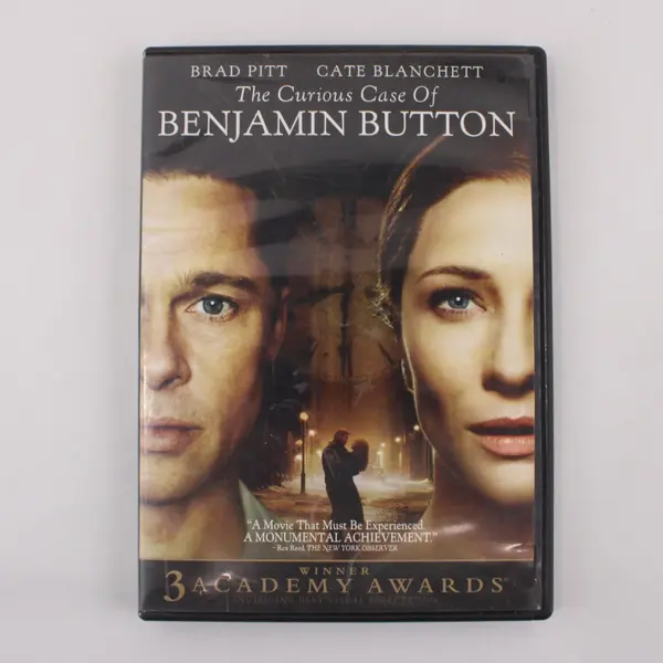 The Curious Case of Benjamin Button DVD Brad Pitt Cate Blanchett 3 Oscars