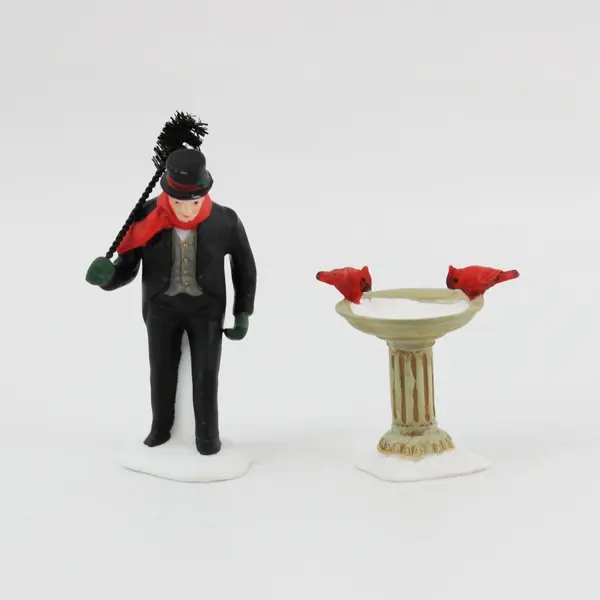 Lot of 5 Department 56 Assorted Accessory Pieces