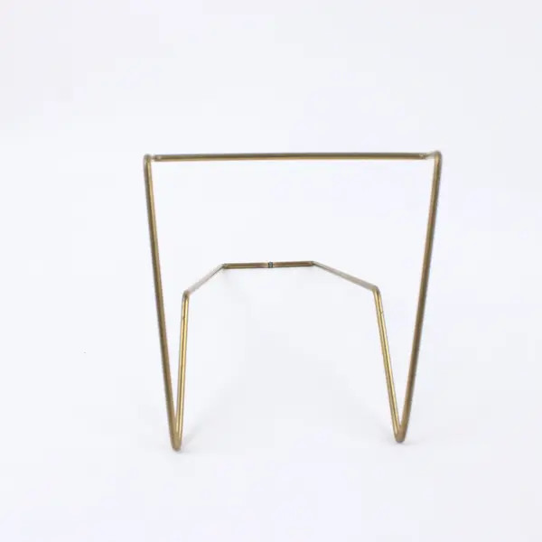 Lot of 3 Brass Wire Book Plate Display Stands