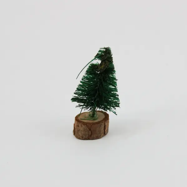 Lot of 7 Miniature Bottle Brush Trees Christmas Village Decor