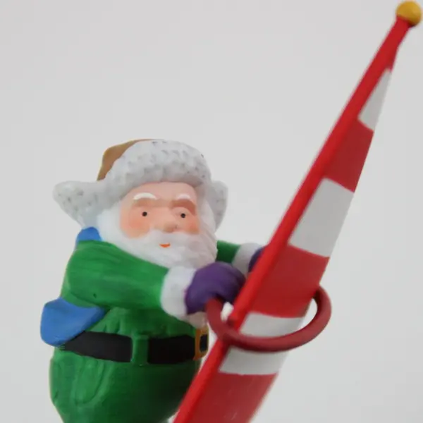 2000 Department 56 North Pole Catch the Wind Sailing Sled #56807 Retired 2002 