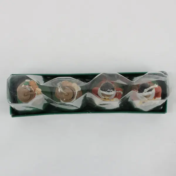 Set of 4 Midwest of Cannon Falls Vintage Thanksgiving Pilgrim Candles Box