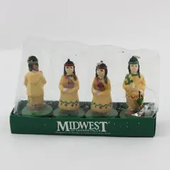Midwest of Cannon Falls Set of 4 Thanksgiving Native American Candles