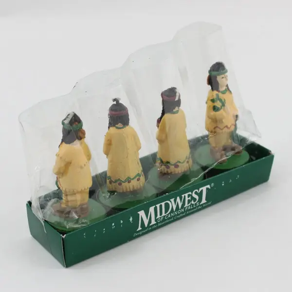 Midwest of Cannon Falls Set of 4 Thanksgiving Native American Candles