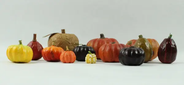 Lot of 13 Foam Pumpkins Assorted Fall Harvest Decor Craft Centerpieces