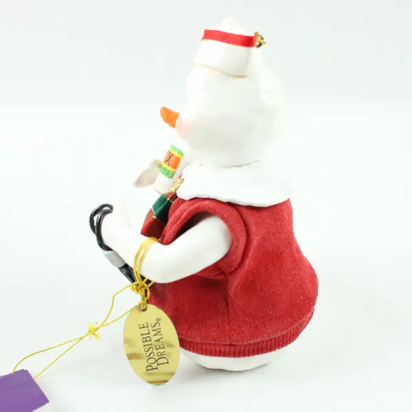 Clothtique Possible Dreams Nurse Snowdrift Ornament Figurine 2000