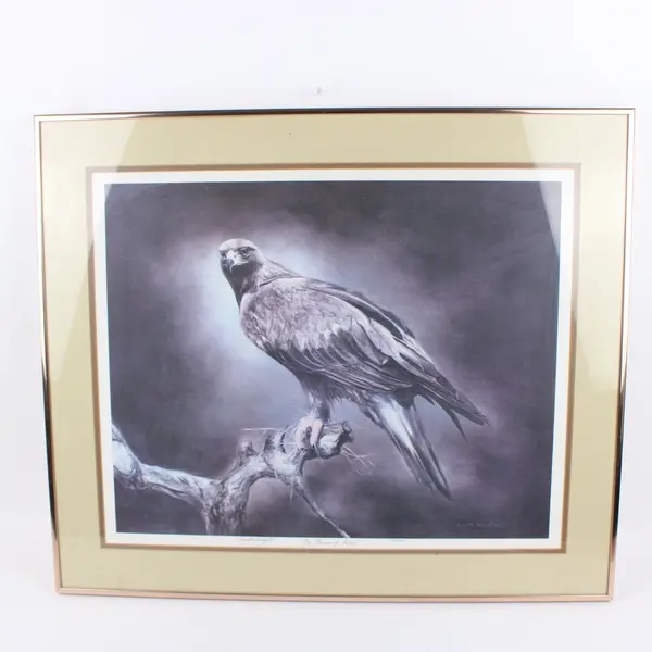 Annette Hartzell The Mascot of Kings Limited Edition 53/500 Framed Print 26x22