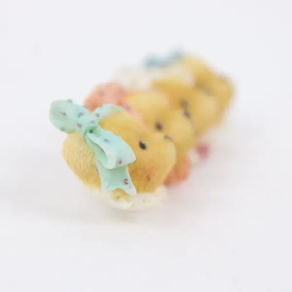 Enesco Cherished Teddies Four Sisters Bears Brooch 1996 Priscilla Hillman